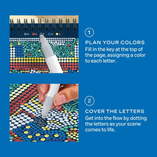 Load image into Gallery viewer, Deck the Halls Metallic Ink Dot-By-Letter Mini FlowArt by Lifelines

