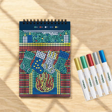 Load image into Gallery viewer, Deck the Halls Metallic Ink Dot-By-Letter Mini FlowArt by Lifelines
