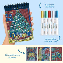 Load image into Gallery viewer, Deck the Halls Metallic Ink Dot-By-Letter Mini FlowArt by Lifelines
