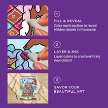 Load image into Gallery viewer, Home For the Holidays Color to Reveal Scented FlowArt by Lifelines
