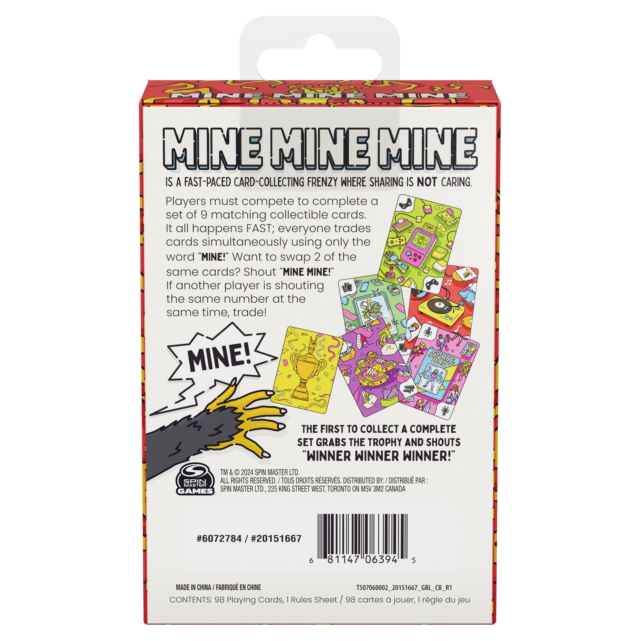 binder of doom monster cards Mine Mine Mine Card Game – Geektopia by KAC
