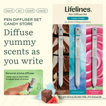 Load image into Gallery viewer, Yummy Pens 3pk Gift Set - Candy Shop Scents by Lifelines
