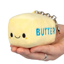 Load image into Gallery viewer, Micro Butter Stick Comfort Food Plush Key Clip or Bag Charm by Squishable
