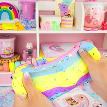Load image into Gallery viewer, Unicorn Scented Ice Cream Pint Slime by The Kawaii Slime Company
