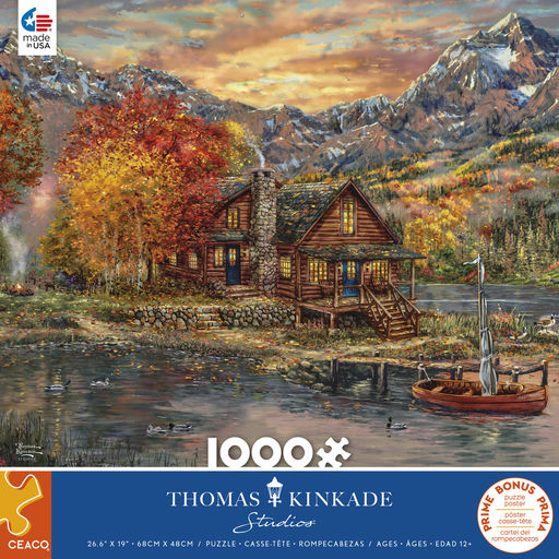 Thomas Kinkade A Perfect Fall Day 1000pc Puzzle