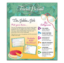 Load image into Gallery viewer, Golden Girls Trivial Pursuit
