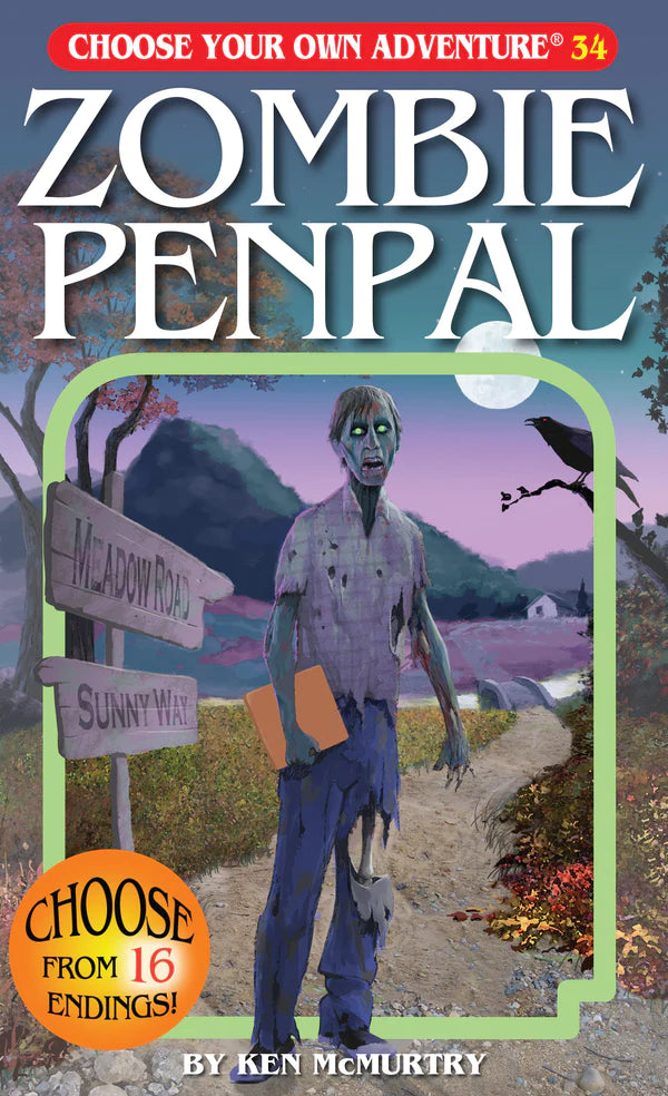 Zombie Penpal Choose Your Own Adventure Book #34