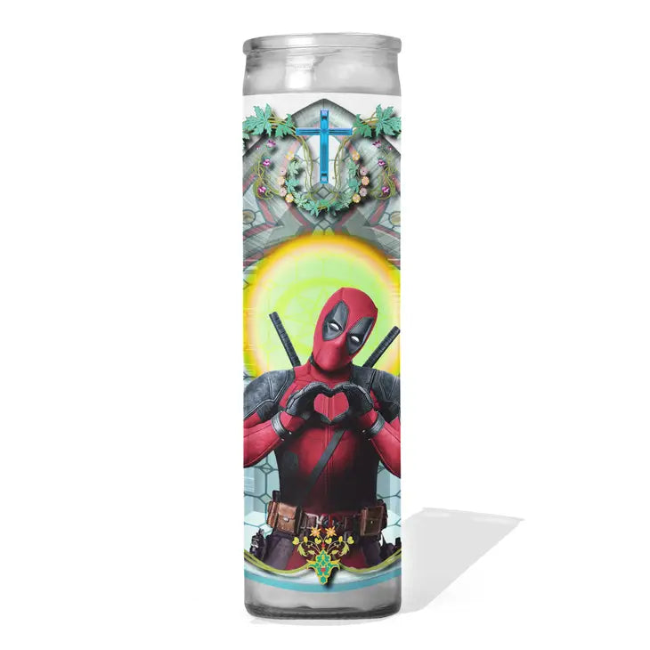 Deadpool Novena Candle