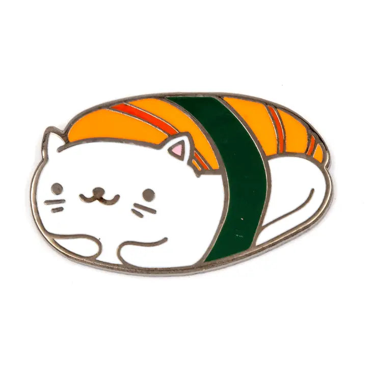 Cat Sushi Nigiri Enamel Pin