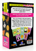 Load image into Gallery viewer, Taco Cat Goat Cheese Pizza On the Flip Side Card Game
