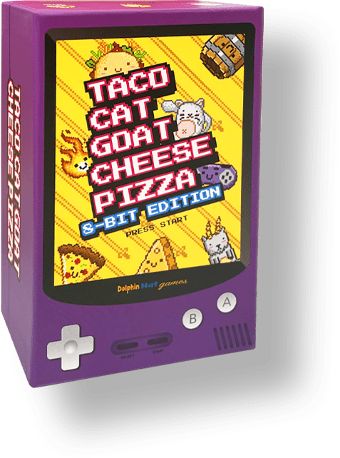 Retro Video Game Edition Taco Cat Goat Cheese Pizza