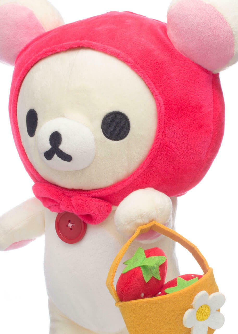 San-X Rilakkuma & Friends 2018 Strawberry selling Party Basket Plush