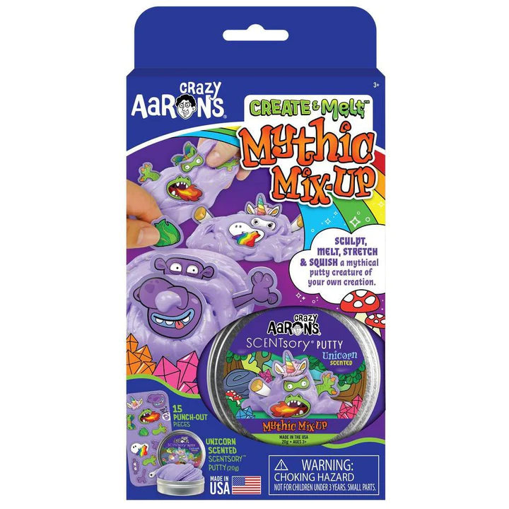 Create & Melt Mythic Mix-Up Unicorn Scented Scentsory Putty by Crazy Aaron's