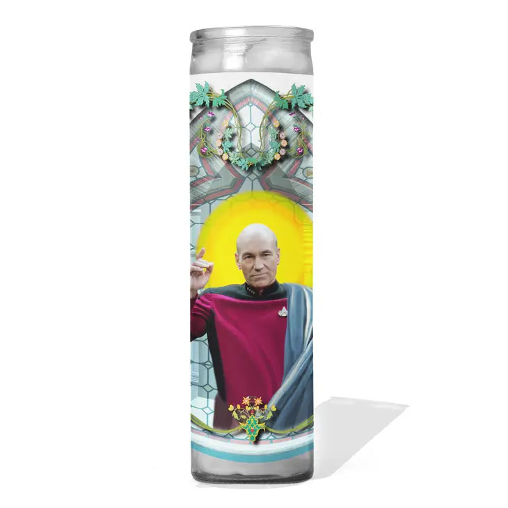 Star Trek: The Next Generation Captain Jean-Luc Picard Novena Candle