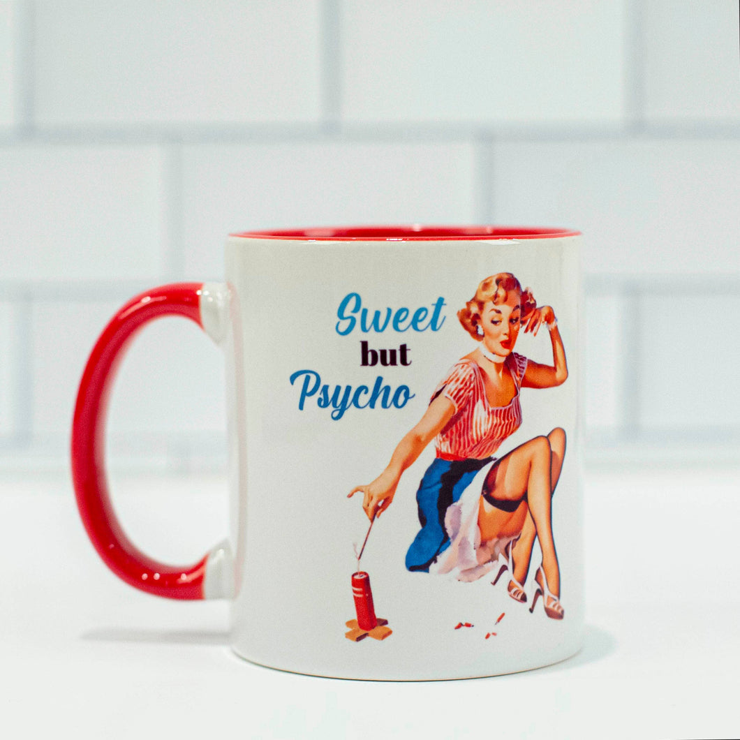 Sweet But Psycho 11oz  Pinup Ceramic Coffee Mug