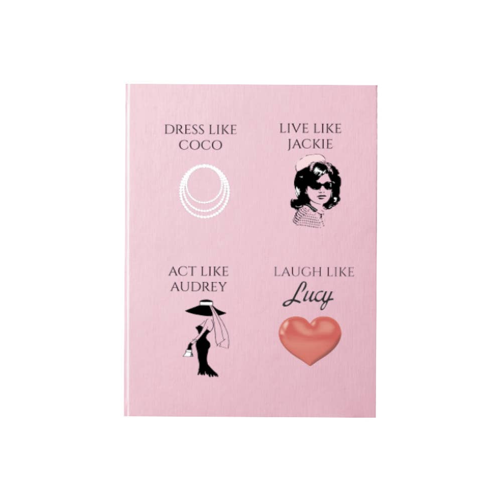 Great Ladies Journal featuring Coco, Jackie, Audrey and Lucy